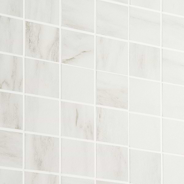 DreamStone Dolomite Snow 2x2 Matte Porcelain Mosaic