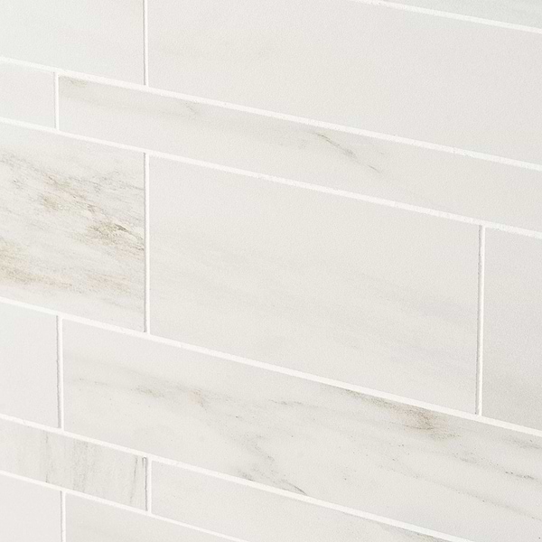 DreamStone Dolomite Snow Railroad Matte Porcelain Mosaic