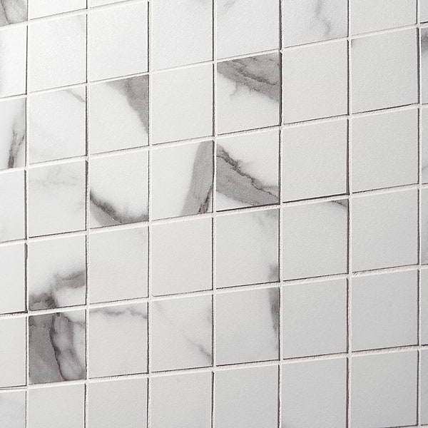 DreamStone Statuario Valley 2x2 Matte Porcelain Mosaic
