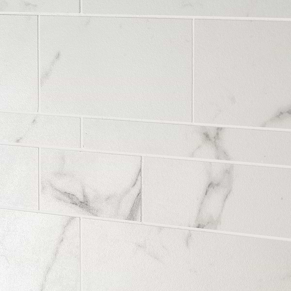 DreamStone Statuario Venato Railroad Matte Porcelain Mosaic