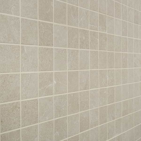 Era Crema Beige 2x2 Limestone Look Matte Porcelain Mosaic Tile