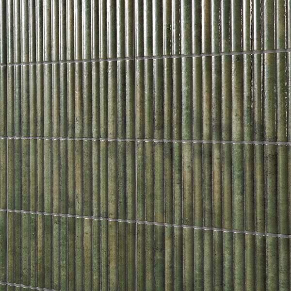 Curve Fluted Green 6x12 3D Glossy Ceramic Tile