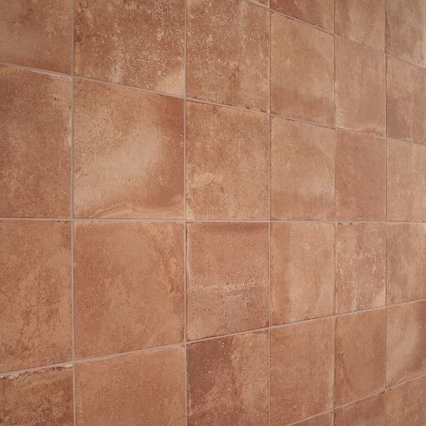 Angela Harris Mediterra Terracotta 8x8 Matte Porcelain Tile