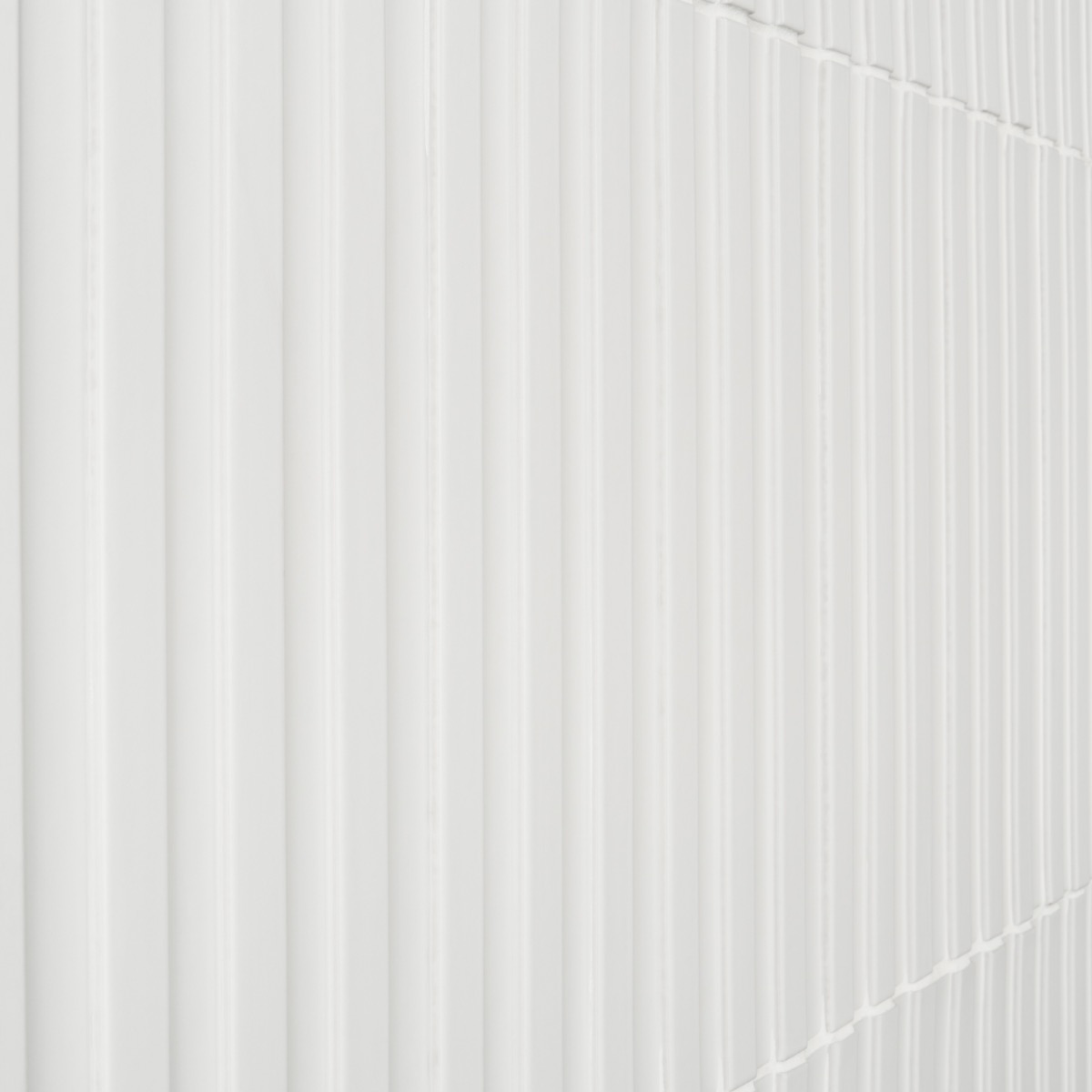 Bariano White 6x16 Fluted 3D Matte Porcelain Tile