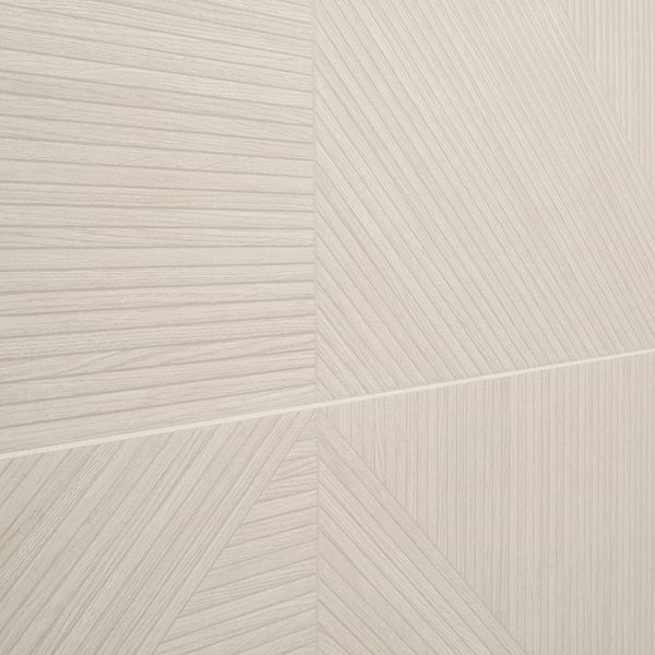 Enso Ash Beige 24x48 Ribbed Matte Fluted Porcelain Wood Look Tile