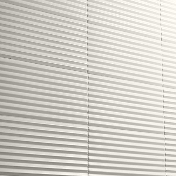 Zeal Linear 3D White 5x10 Matte Porcelain Tile