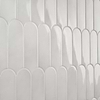 Parry Mist Gray 3x8 Fishscale Glossy Ceramic Wall Tile