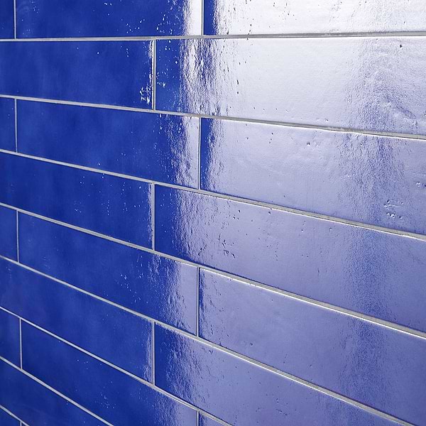 Cavallo Poseidon Blue 3x18 Glossy Porcelain Subway Tile