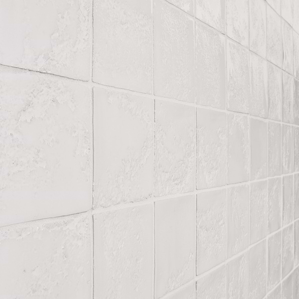 Navari White 5x5 Textured Glossy Ceramic Tile