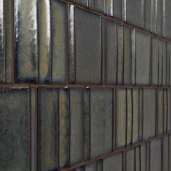 Kinro Garden Green 6x6 3D Metallic Look Matte Porcelain Tile