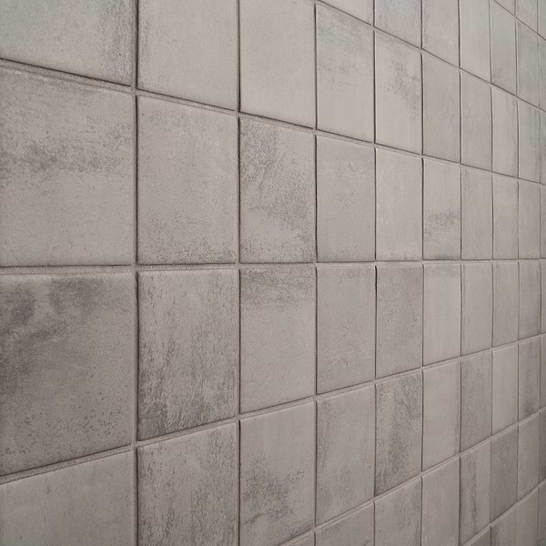 Morocco Dove Gray 4x4 Square Matte Porcelain Tile