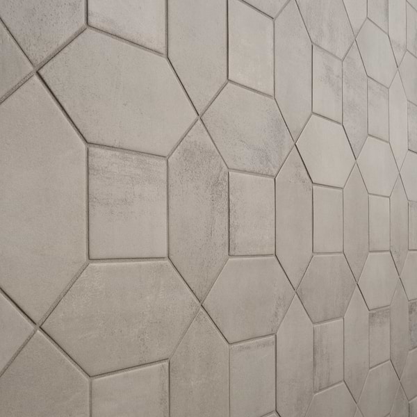 Morocco Dove Gray 4x8 Picket and 4x4 Square Matte Porcelain Tile