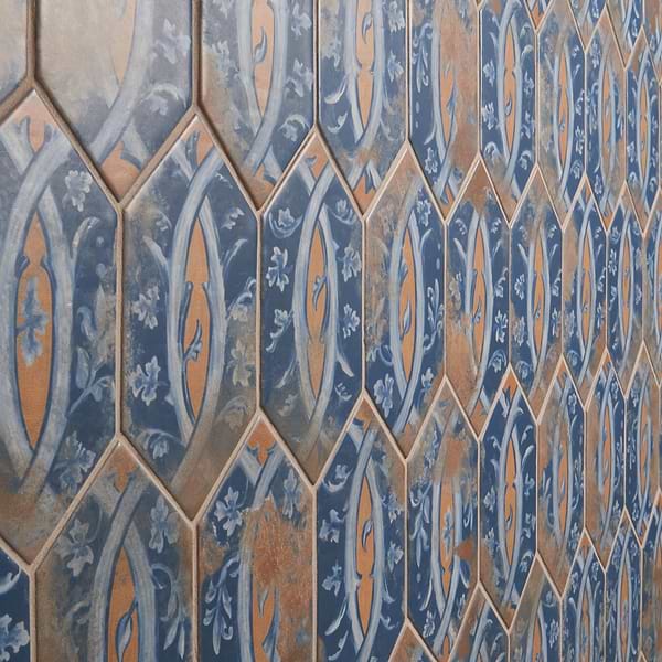 Morocco Medina Multicolor 4x8 Picket Matte Porcelain Tile