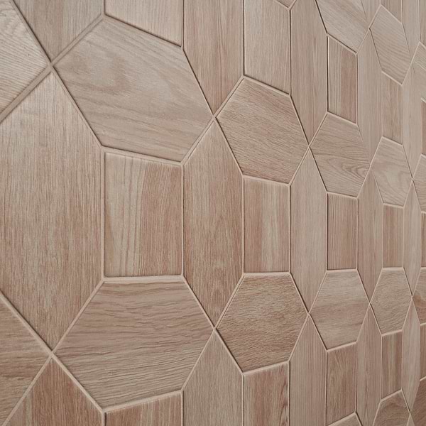 Morocco Oak Beige 4x8 Picket and 4x4 Square Matte Porcelain Tile