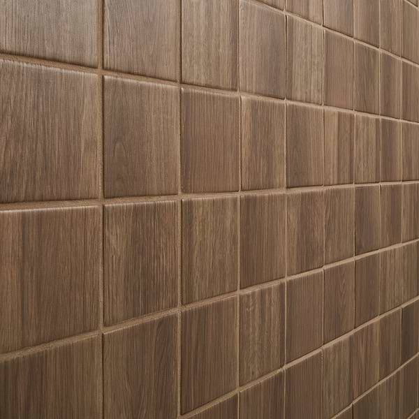 Morocco Willow Brown 4x4 Square Matte Porcelain Tile