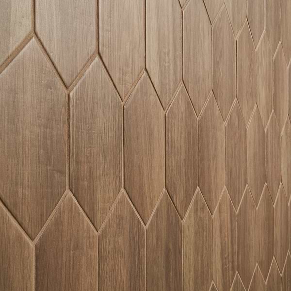 Morocco Willow Brown 4x8 Picket Matte Porcelain Tile