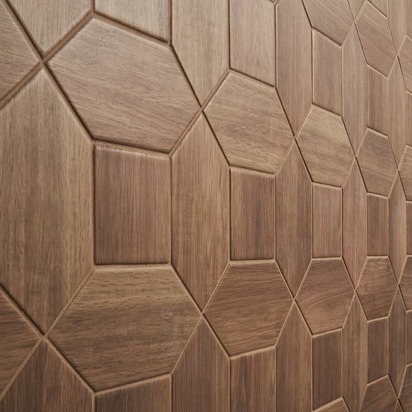 Morocco Willow Brown 4x8 Picket and 4x4 Square Matte Porcelain Tile