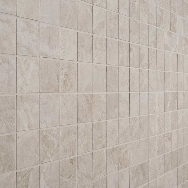 Thor Bone Beige 2x2 Matte Porcelain Mosaic Tile