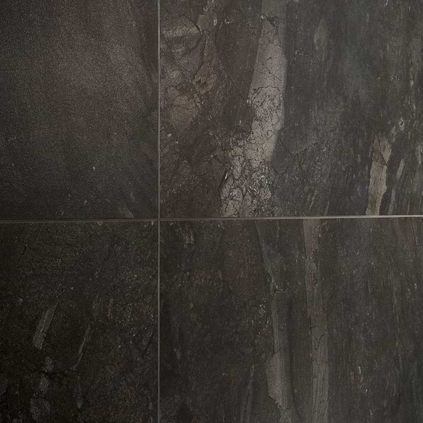 Santo Charcoal Black 24x48 Matte Porcelain Tile