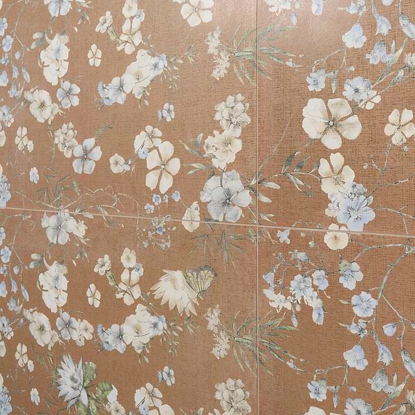 Wakana Autumn Terracotta 24x48 Artisan Decor Matte Porcelain Tile