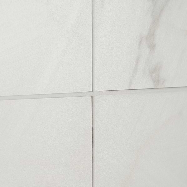 Versilia Calacatta Oro White Matte 24X24 Porcelain in White with Gray and Gold Veining, View 5, open zoomed image