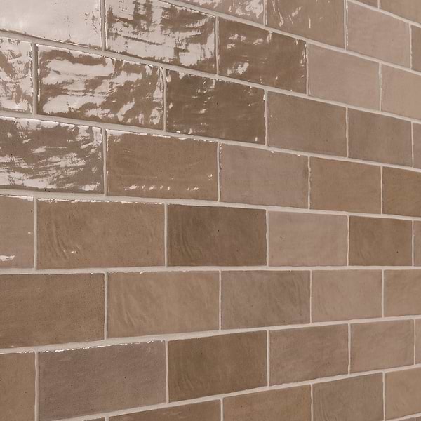 Portmore Taupe 3x8 Glazed Ceramic Tile
