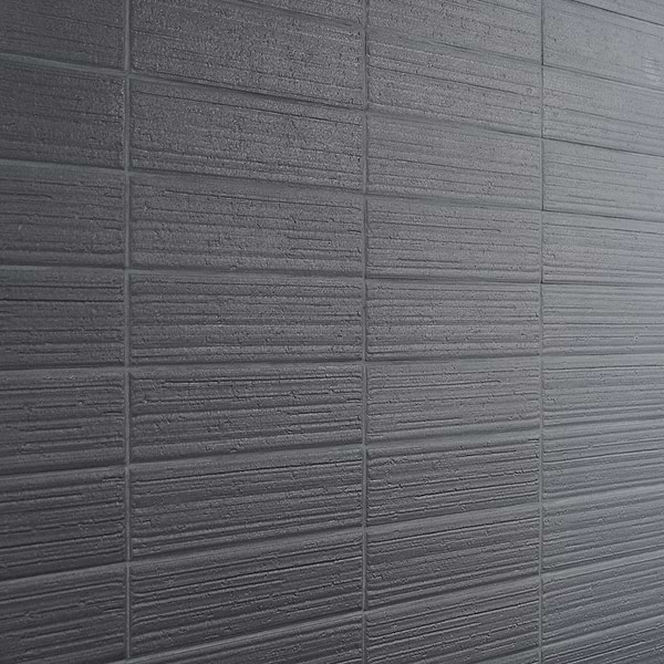Charlotte Moon Gray 3x10 Textured Matte Ceramic Subway Tile