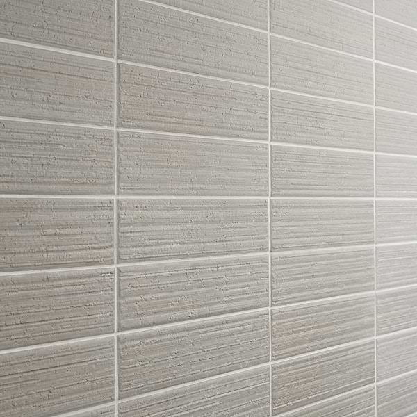 Charlotte Sage Green 3x10 Textured Matte Ceramic Subway Tile