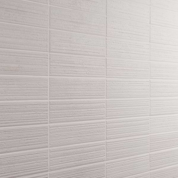 Charlotte Silver Gray 3x10 Textured Matte Ceramic Subway Tile
