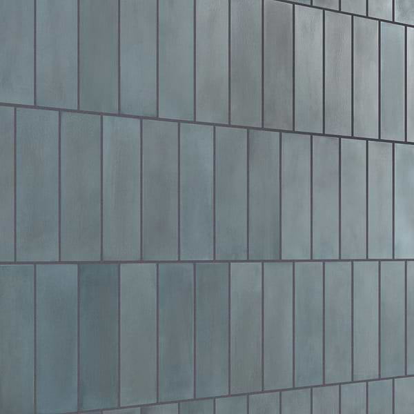 Color One Teal Blue 2x8 Matte Cement Tile