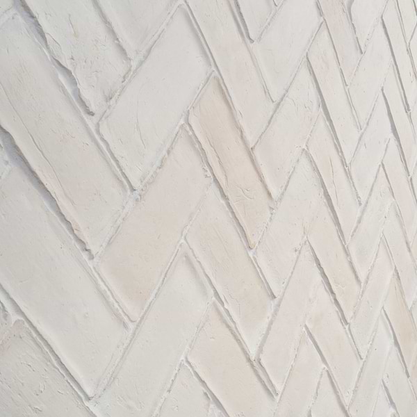 Terra Villa White 2x6 Matte Presealed Genuine Terracotta Tile
