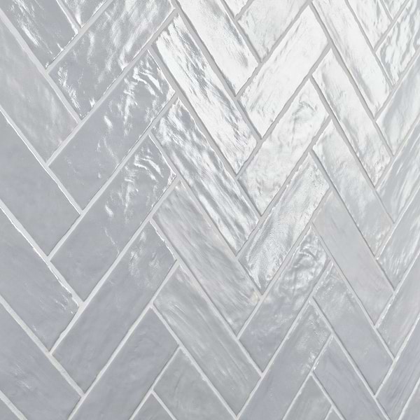 Montauk Sky Blue 2x8 Mixed Finish Ceramic Tile
