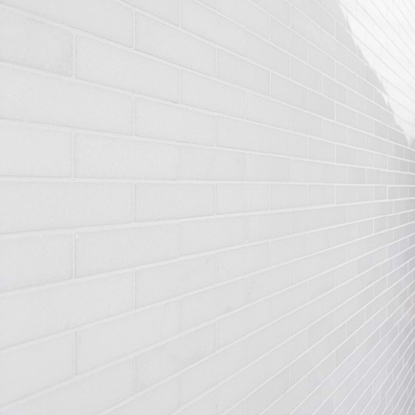 White Thassos 3/4 X4 Big Brick Polished Marble Tile