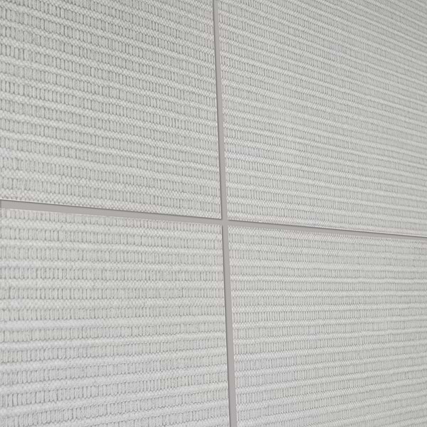 Bestow Telares Light Gray 24x48 Textured Porcelain Tile