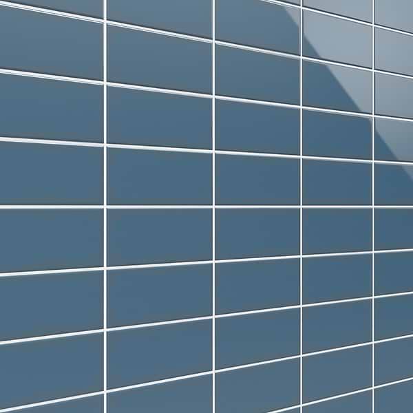 Park Hill Blue 3x6 Polished Porcelain Tile