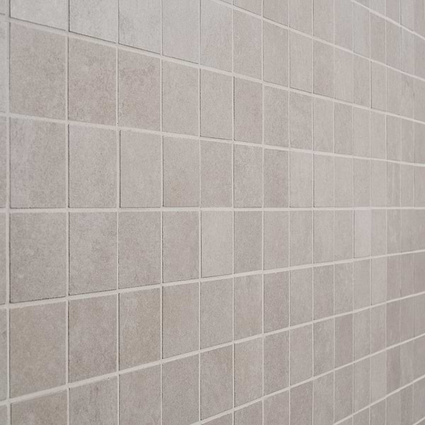 Stoneside Pearl Gray 2x2 Porcelain Matte Mosaic Tile