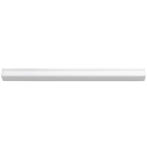Groove White Thassos Marble Pencil Liner