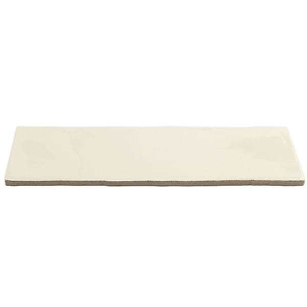 Lancaster Vanilla Cream Ivory 3x12 Polished Ceramic Subway Tile