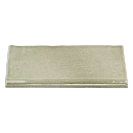 Lancaster Celery Green 3x6 Ceramic Bullnose