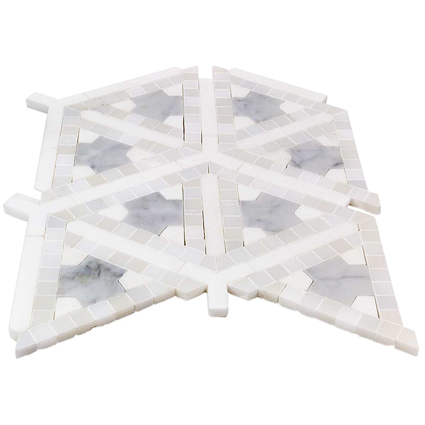 Winter Fresco White Polished Marble Tile