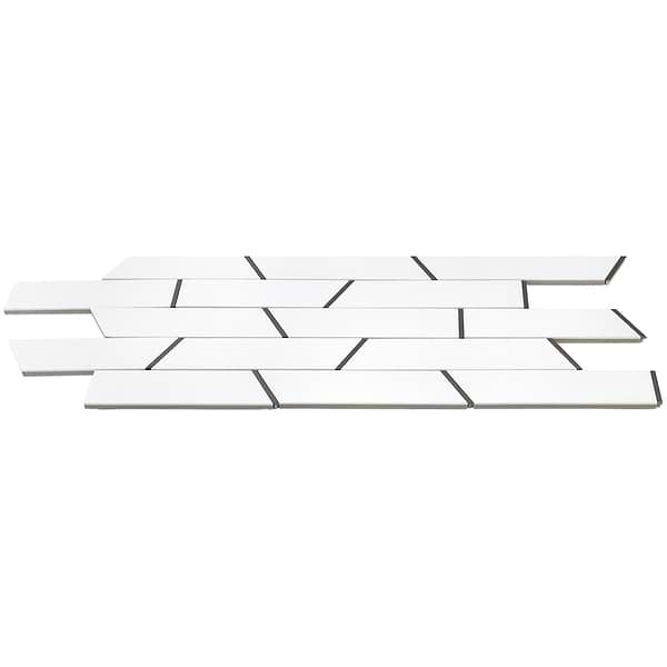 Matrix Trapezoid Porclain and Steel Tile