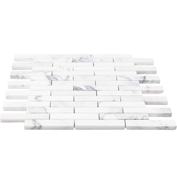 Calacatta Big Brick Marble Tile