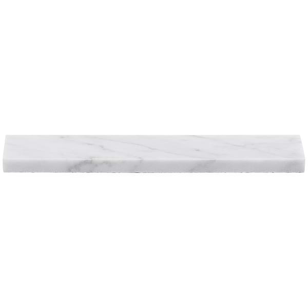 Sample of Brushed Stone Carrara Marble Subway Tile- 2x8 ($16.95 Per Sq. Ft.)