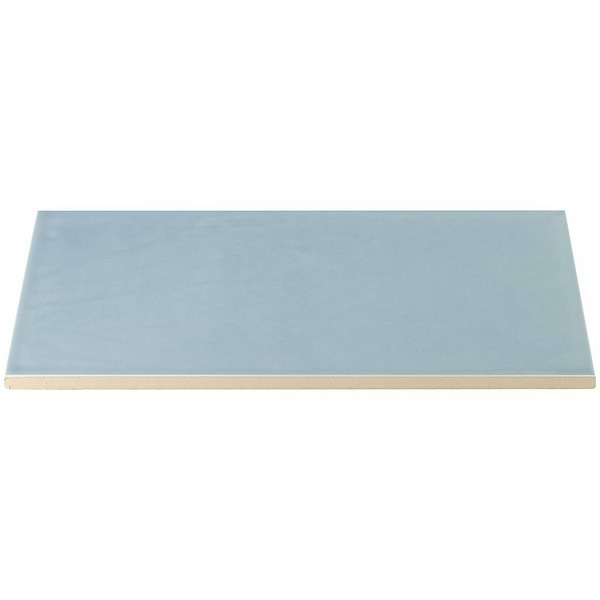Aruba Blue 5x10 Polished Ceramic Subway Wall Tile