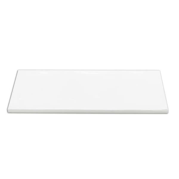 Santa Monica White 4x12 Bullnose