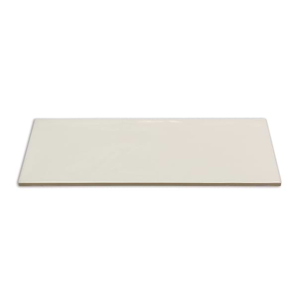 Santa Monica Ivory Beige 4X12 Polished Ceramic Subway Tile in Ivory, View 12, open zoomed image