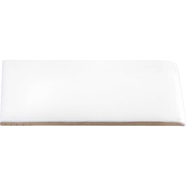 Basic White Matte 3 Inch Side Bullnose