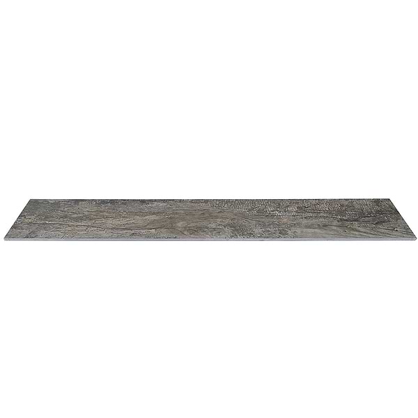 DuJour Charcoal Gray 8x48 Polished Porcelain Wood Look Tile