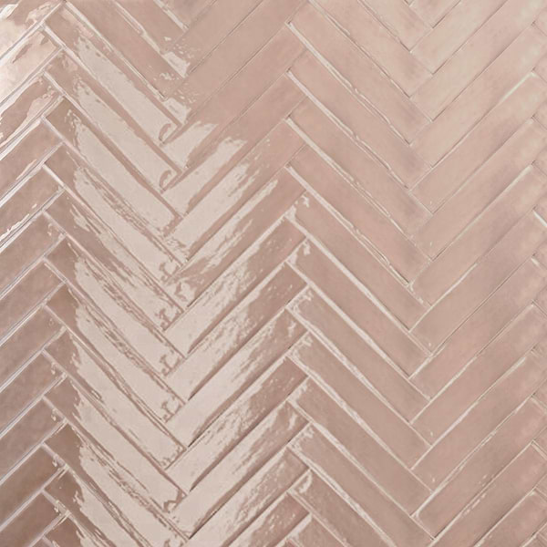 Paint Rosa Pink 3x16 Glossy Porcelain Subway Tile