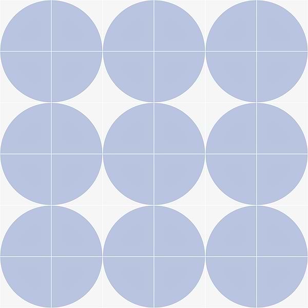 Stacy Garcia Maddox Deco Floor Azul 8x8 Matte Porcelain Tile